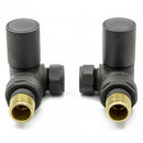 Reina Crova Corner Radiator Valve - Anthracite