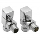 Reina Loge Angled Radiator Valve - Chrome VLV-LGECA
