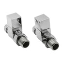 Reina Loge Straight Radiator Valve - Chrome VLV-LGECS
