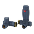 Reina Modal TRV- Dual Fuel Element Corner Valve With Lockshield - Anthracite VLV-MDTA
