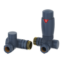 Reina Modal TRV- Dual Fuel Element Corner Valve With Lockshield - Anthracite