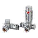 Reina Modal TRV- Dual Fuel Element Corner Valve With Lockshield - Chrome VLV-MDTC