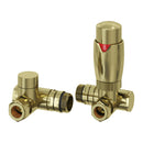 Reina Modal TRV- Dual Fuel Element Corner Valve With Lockshield - Bronze VLV-MDTZ