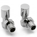 Reina Portland Angled Radiator Valve - Chrome