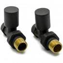 Reina Portland Straight Radiator Valve - Anthracite