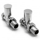 Reina Portland Straight Radiator Valve - Chrome