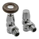Reina Surrey Angled Radiator Valve - Chrome VLV-SRY