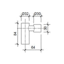 JTP Wall Bracket - Chrome