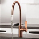 JTP Vos Modern Kitchen Sink Mixer Tap Spout Single Lever - Rose Gold