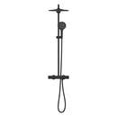 Grohe Exposed Rainshower Smartactive 310 Shower System With Thermostat For Wall Mounting Matt Black 22119KF0