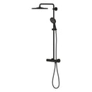 Grohe Exposed Rainshower Smartactive 310 Shower System With Thermostat For Wall Mounting Matt Black 22119KF0