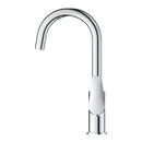Grohe Bauedge L-size Smooth Body Basin Tap W/ Pop Up Waste Chrome 23911001