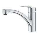Grohe Eurosmart Single Lever Deck Mounted 1 Tap Hole Kitchen Mixer - Chrome 30260003