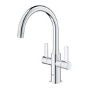 Grohe Eurosmart Two handle Kitchen Tap - Chrome 30468000