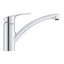 Grohe Eurosmart Single Lever Deck Mounted 1 Tap Hole Kitchen Mixer - Chrome 3328130E