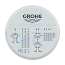 Grohe Rapido Sl Concealed Valve Thermostatic Trim 2 Outlet Brushed Cool Sunrise 35604000 + 29119GN0