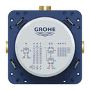 Grohe Rapido Sl Concealed Valve Thermostatic Trim 2 Outlet Brushed Cool Sunrise 35604000 + 29119GN0