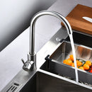 SOFIA STAINLESS STEEL KITCHEN MODERN MIXER TAP SINGLE LEVER SWIVEL SPOUT