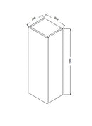 Anas Angel 300x900x250mm Tall Boy Cabinet - Matt Grey AMBIENCE-TALLBOY-MGREY