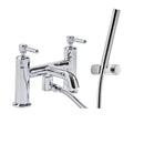 Tavistock Marston 2 Tap Hole Deck Mounted Bath Shower Mixer with Handset - Chrome TMS42
