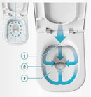 Roca The Gap Toilet Seat & Cover Easy Release And Soft Closing Hinges A801472006