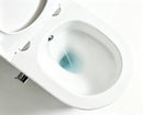 Anas Vortex Pan Rimless Bidet Function Chrome With Grohe 0.82 Frame Brass Flush Plate 38732GN0