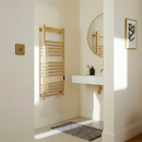 Toro Smart Dry Electric Towel Rail 800 x 500mm Brushed Brass TOR800500BB