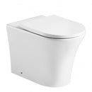 Rimless Back To Wall Toilet Pan With Soft Close Seat