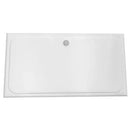 Coram Rectangular Stone Resin Shower Tray 1700x900x50mm 3 Upstand White YA1793WHI