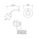 Aqualisa Dream Concealed Mixer Shower with Fixed Head - Chrome DRM001CF