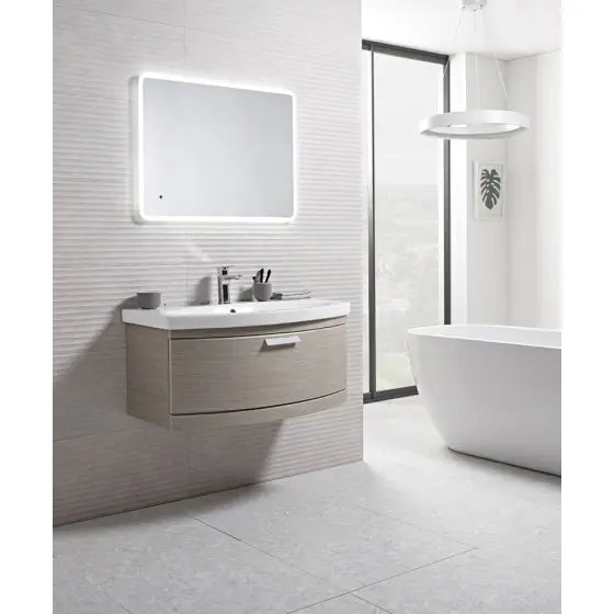 Tavistock Aster Illuminated 600mm x 800mm Slim Mirror With Heater & Infrared Sensor AS80ALC