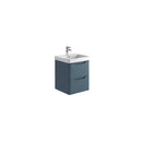 Anas Ella 474x550x444mm Wall Mounted Vanity Unit Blue ELLA-500WALLUNIT-BLUE + DEEP500