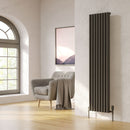 Aluminium Vertical Radiator TORONTO 1775x600mm GREY ALRAD-1-1811-GY