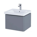 RAK-Resort 550 Single Drawer With Basin Unit in Matt Grey  RAKRSTWBU55603 + RST50BAS1
