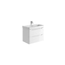 Anas Ella 765x550x444mm Wall Mounted Vanity With Basin White ELLA-800WALLUNIT-WHITE + DEEP800