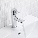 Tavistock Kinetic Mini Deck Mounted 1 Tap Hole Basin Mixer - Chrome TKN62