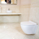 Grohe 0.82 WC Frame Chrome Plate Rimless Wall Hung Toilet Pan And Soft Close Seat 38773000