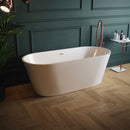 BC Designs Bletchley 1600mm x 700mm Freestanding Double Ended Bath White BAE001