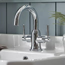 Tavistock Marston Deck Mounted 1 Tap Hole Basin Mixer With Click Waste - Chrome TMS11