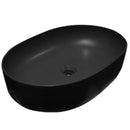 RAK Ceramics Feeling 550x350mm Countertop Basin Matt Black FEECT5500504A