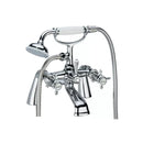 Tavistock Varsity 2 Tap Hole Deck Mounted Bath Shower Mixer Traditional Chrome TVA42