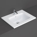 RAK Ceramics Joy 610mm In-Countertop Basin 1 Tap Hole JOYDI06101WH