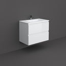 RAK Ceramics Wall Hung Vanity 80cm With Basin JOYWH080PWH + JOYDI08101WH