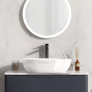 Anas Bella 496x450x448mm Wall Mounted Vanity With Countertop White PAINT-BELLA-500WALLCAB-GWTE + BELLA-COUNTERTOP-500-GWTE