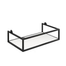 Anas 800x480x200mm Frame with Dual Colour Shelf - Black AMBIENCE-FRAME-80X48X20