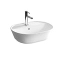 VitrA Geo Oval 545mm x 430mm x 170mm 1 Tap Hole Countertop Basin - White 7428B003-0001