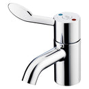 Armitage Shanks Contour 21+ 1 Hole Thermostatic Basin Mixer Single Sequential Lever With Flexible Tails A6698AA