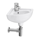 RAK Ceramics Compact 315x315mm Corner Basin 1 Tap Hole COMCNRB1