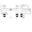 RAK Ceramics Origin Bath Filler - Chrome RAKORI3004