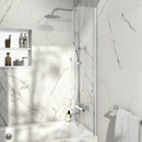 Anas S6 1400x300x6mm Fixed Radius Bath Screen Only Chrome SCREEN005